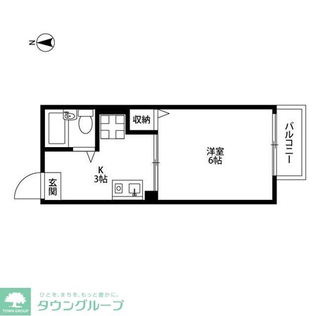 シティハイムメヌエットの物件間取画像